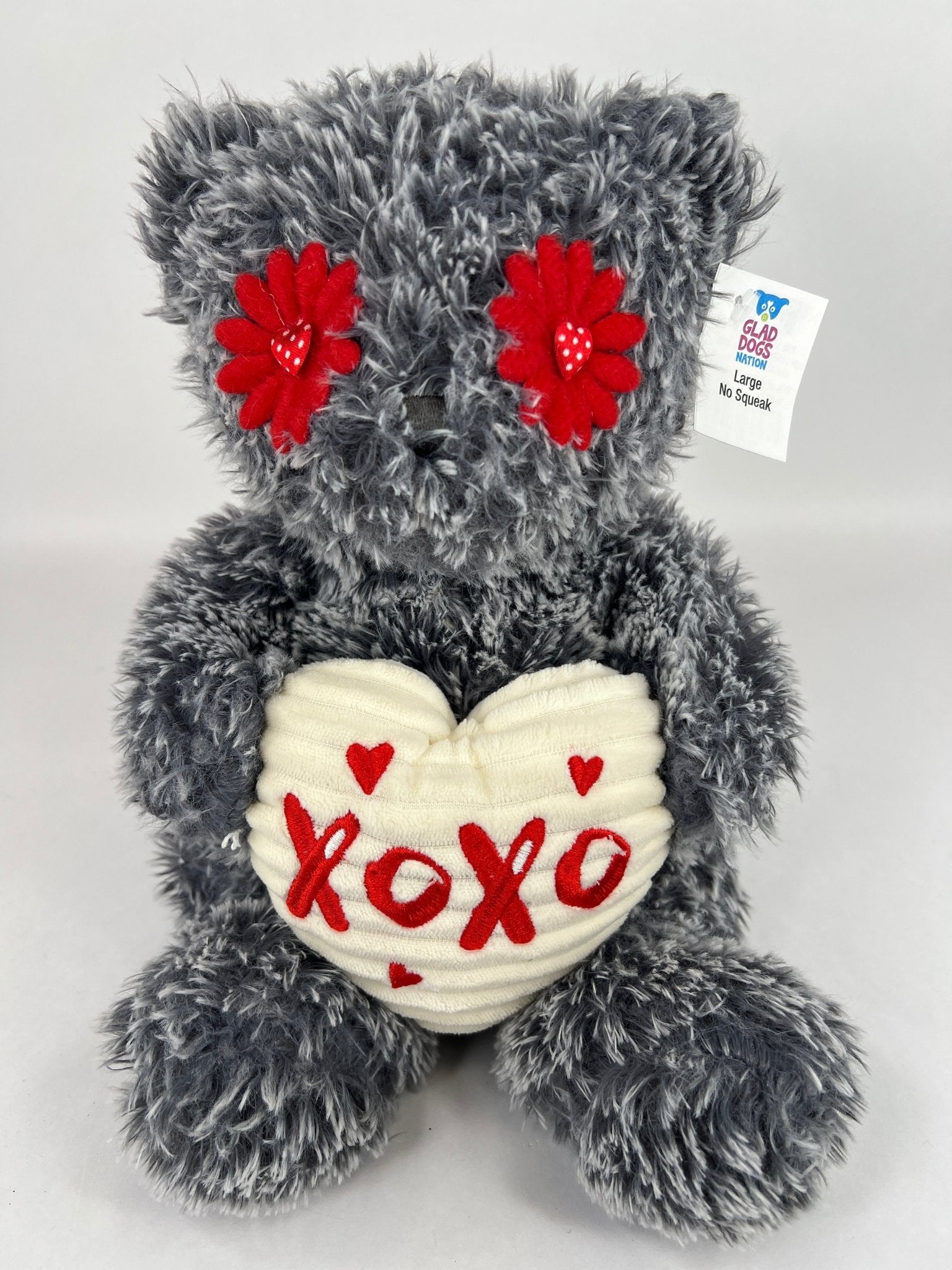 LARGE Hearts, Love & Candy Dog Toys Squeak & NO Squeak