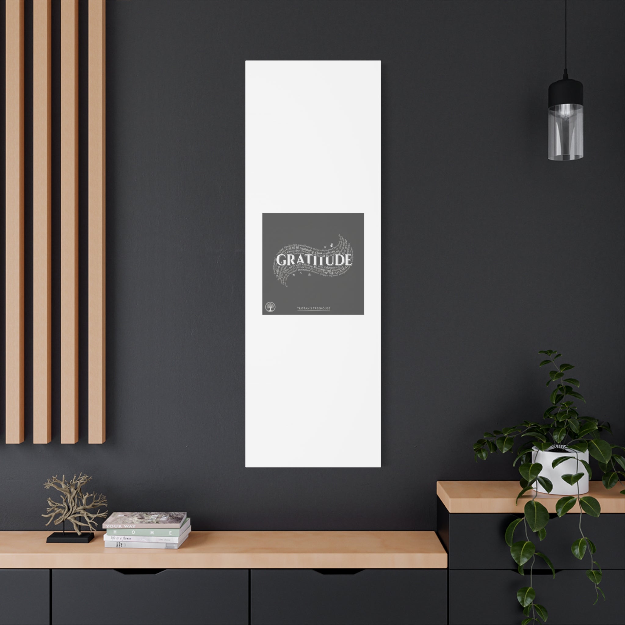 Gratitude Wall Art Matte Canvas | Tiny Treats, sweet uplifting print