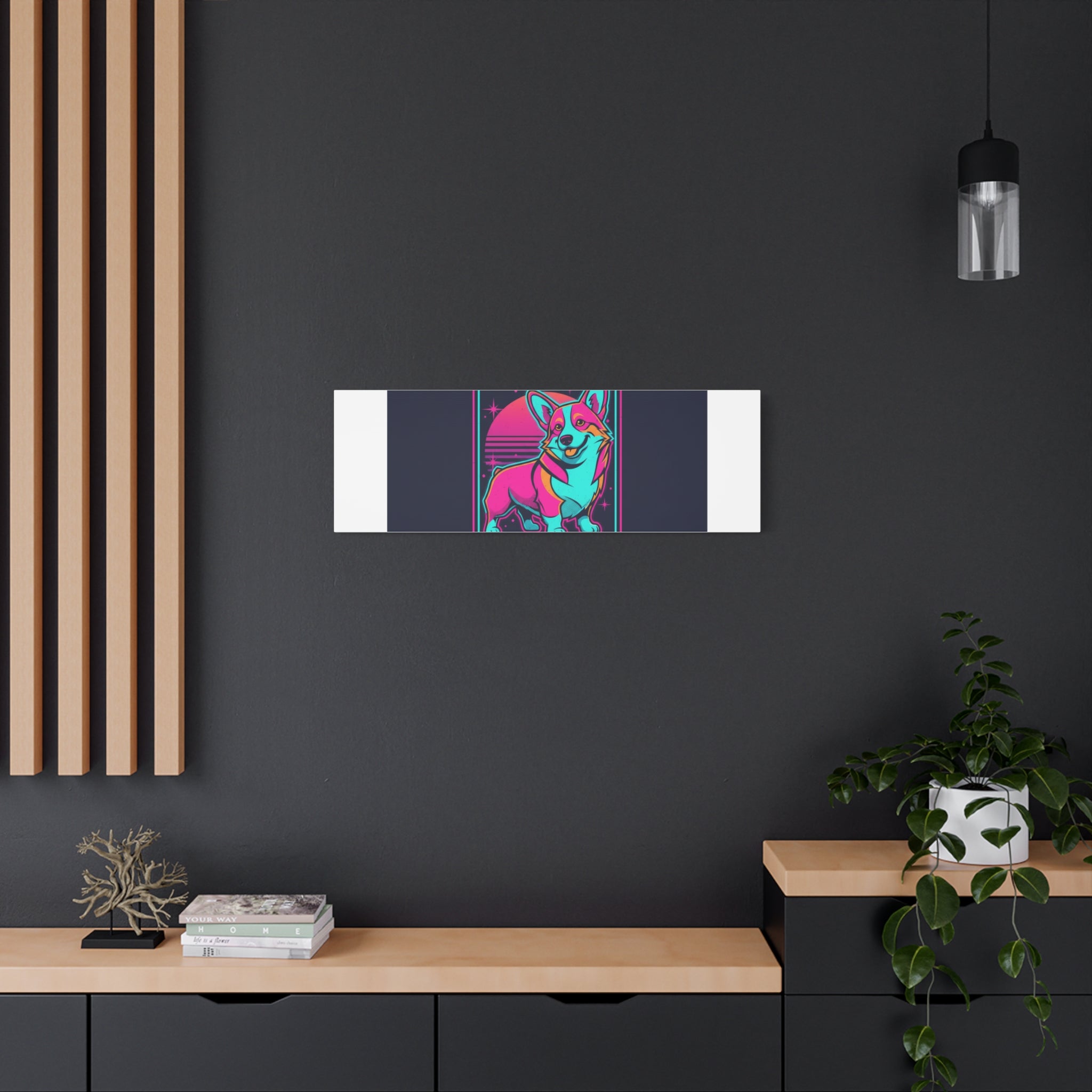Platonic Love Corgi Canvas | Friendship Valentine, Galentine’s Wall Art