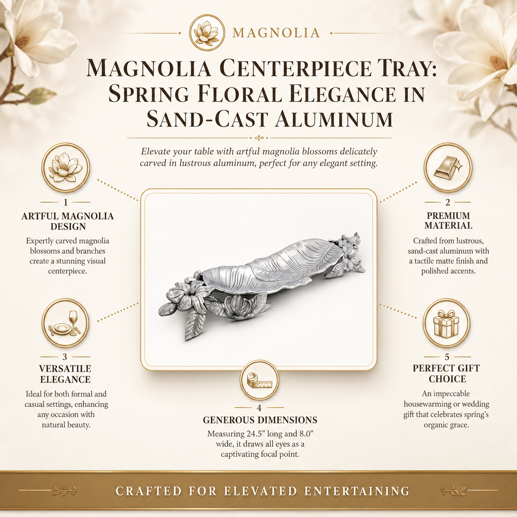 Magnolia Centerpiece Tray