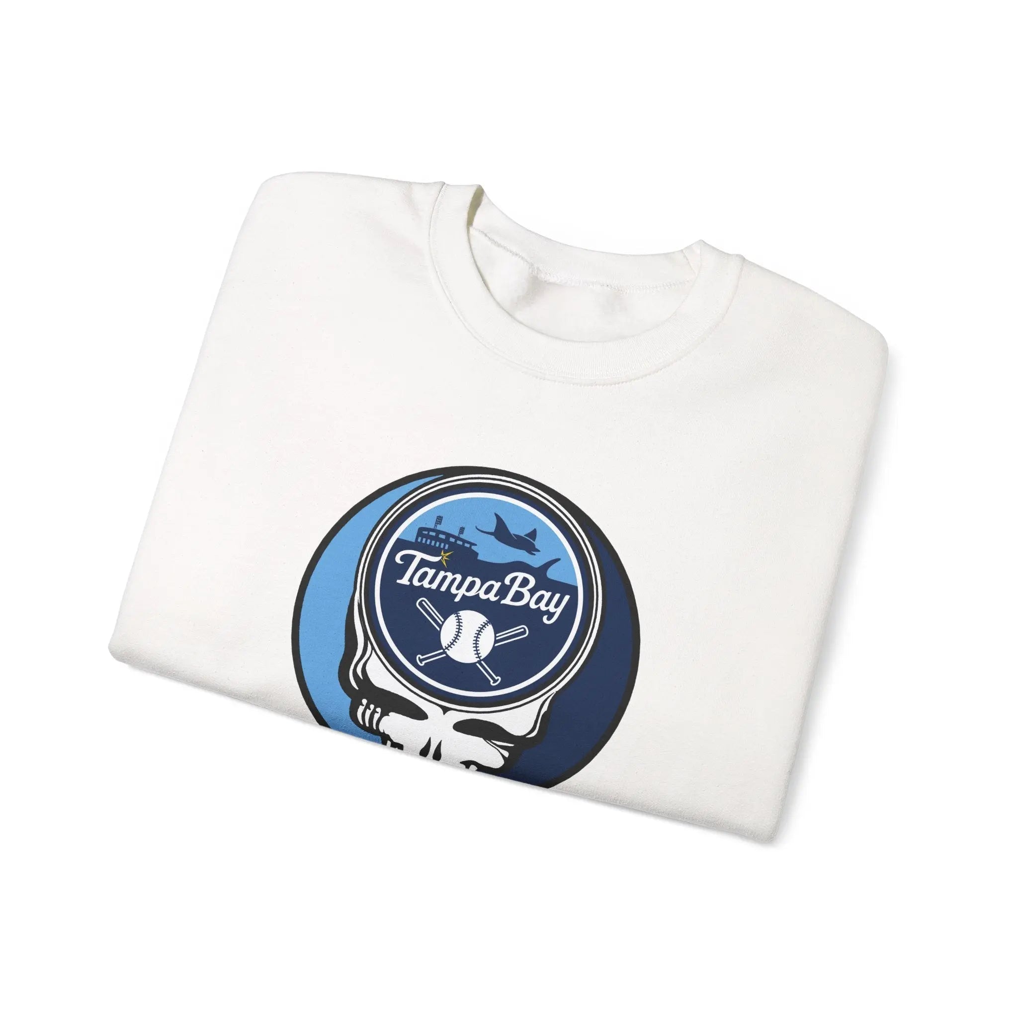 Tampa Bay Rays Original Stealie Grateful Dead Crewneck Grateful Dead Sweatshirt