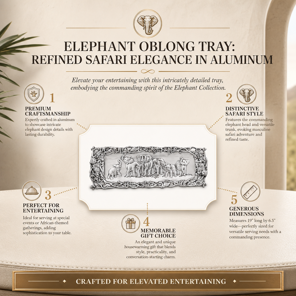 Elephant Oblong Tray