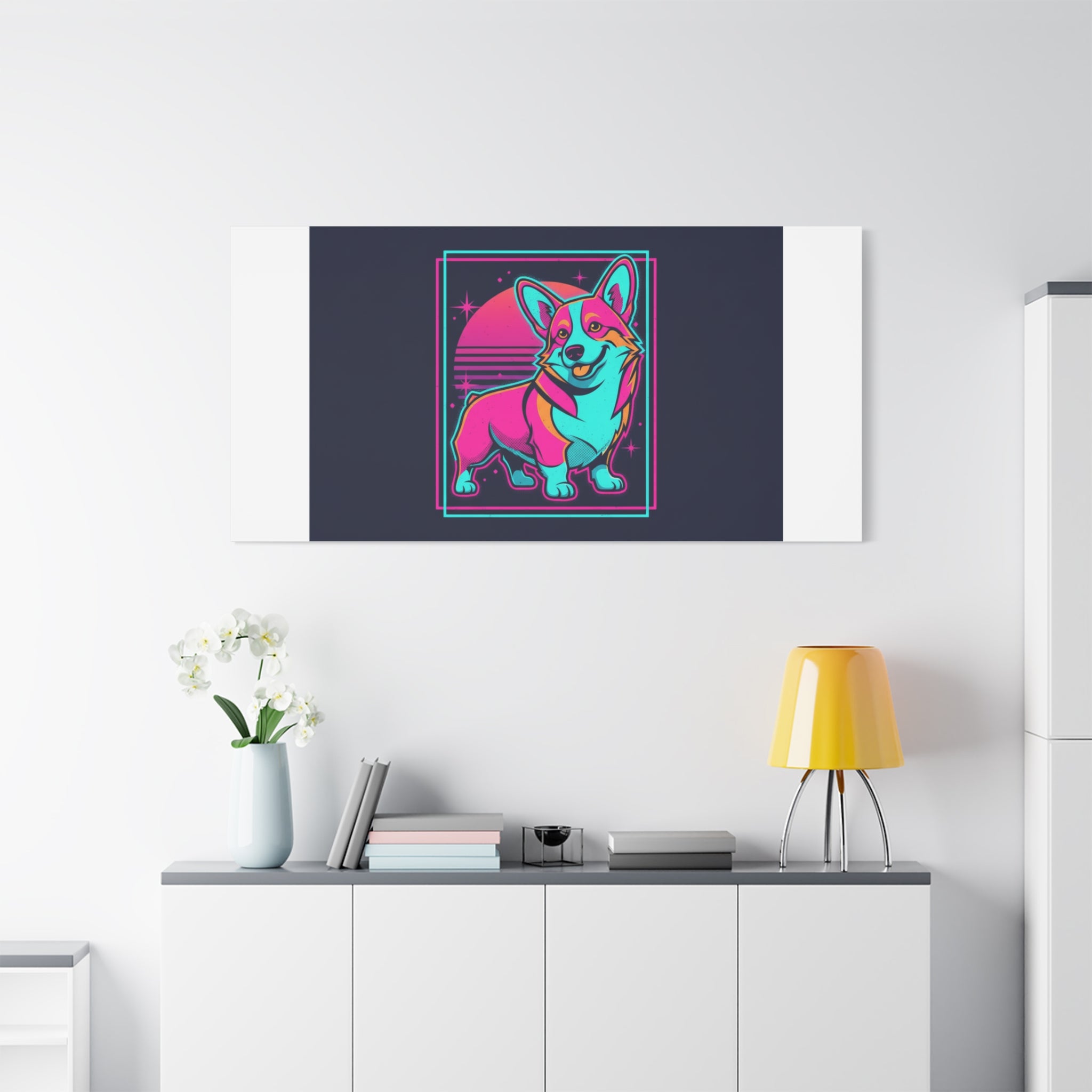 Platonic Love Corgi Canvas | Friendship Valentine, Galentine’s Wall Art