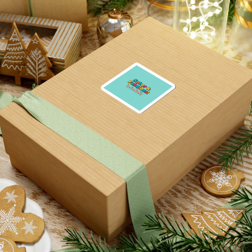 Sober & Fabulous Sticker | Dry January, Mocktail Trend
