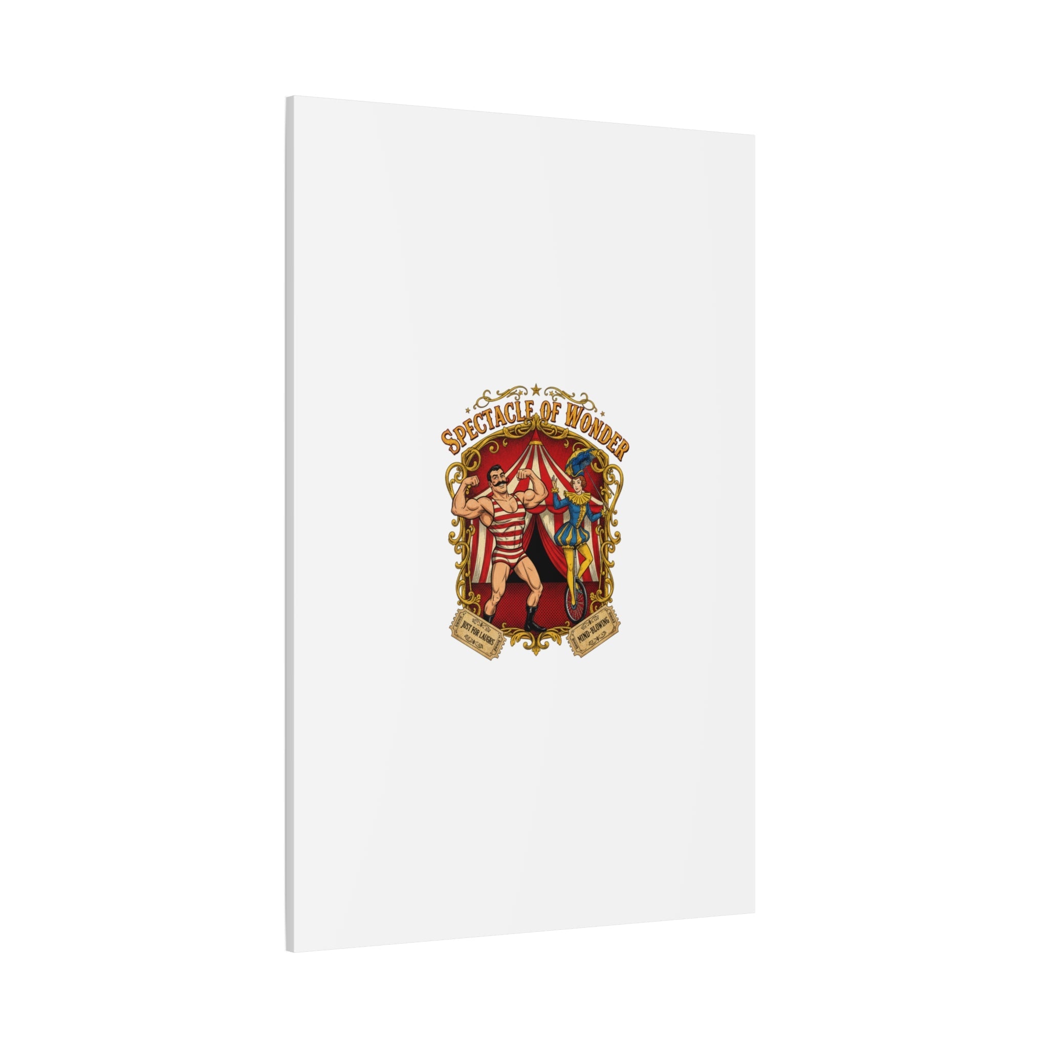 Spectacle of Wonder Circus Art Print, Canvas | Vintage Carnival Design