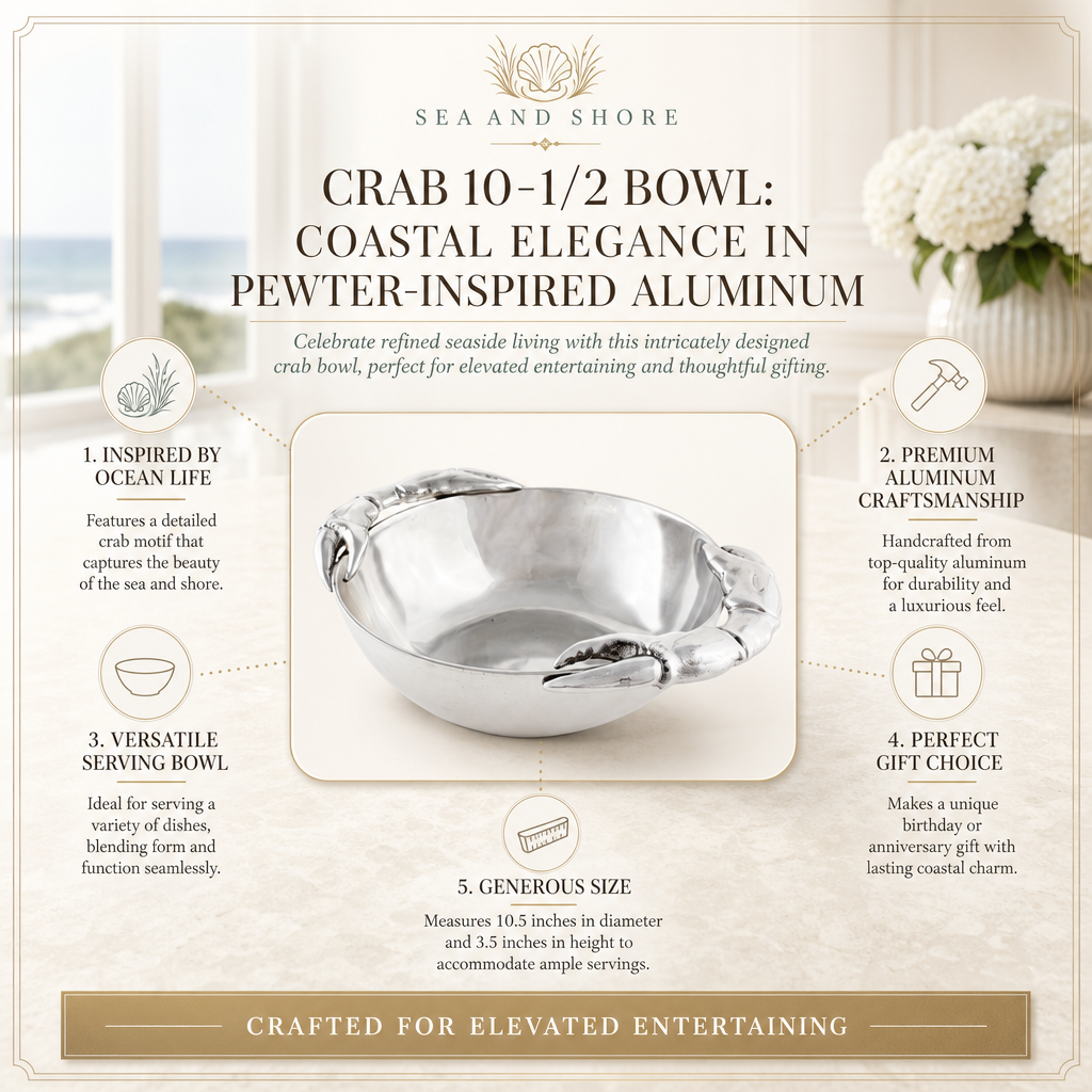Crab 10-1/2 Bowl