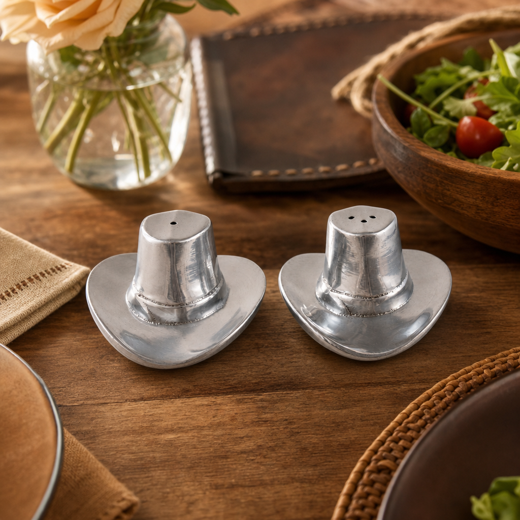 Cowboy Hat Salt and Pepper Set
