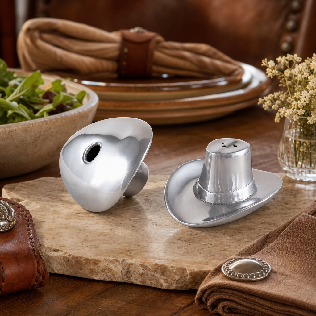 Cowboy Hat Salt and Pepper Set