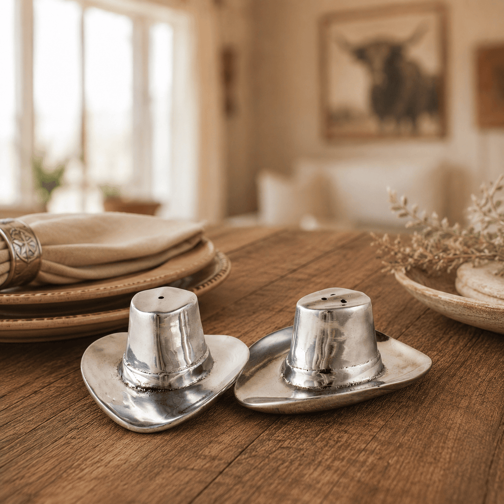 Cowboy Hat Salt and Pepper Set