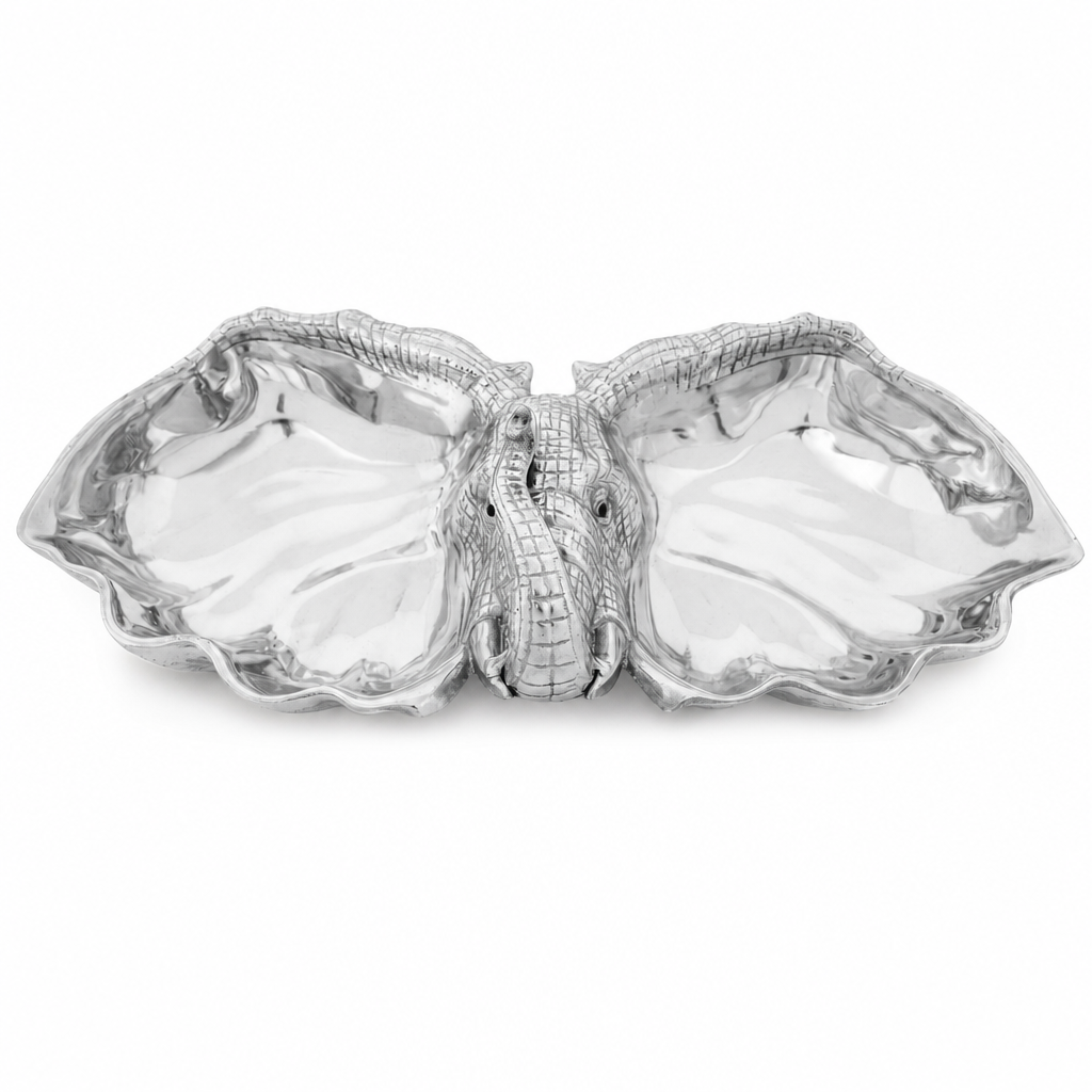 Elephant 2-Bowl Server