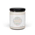 Kindness Word Circle Candle, Soy Scented Jar | Fresh Start Minimalism