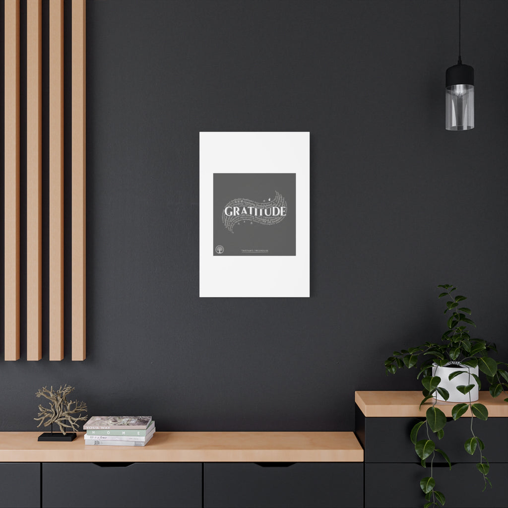 Gratitude Wall Art Matte Canvas | Tiny Treats, sweet uplifting print