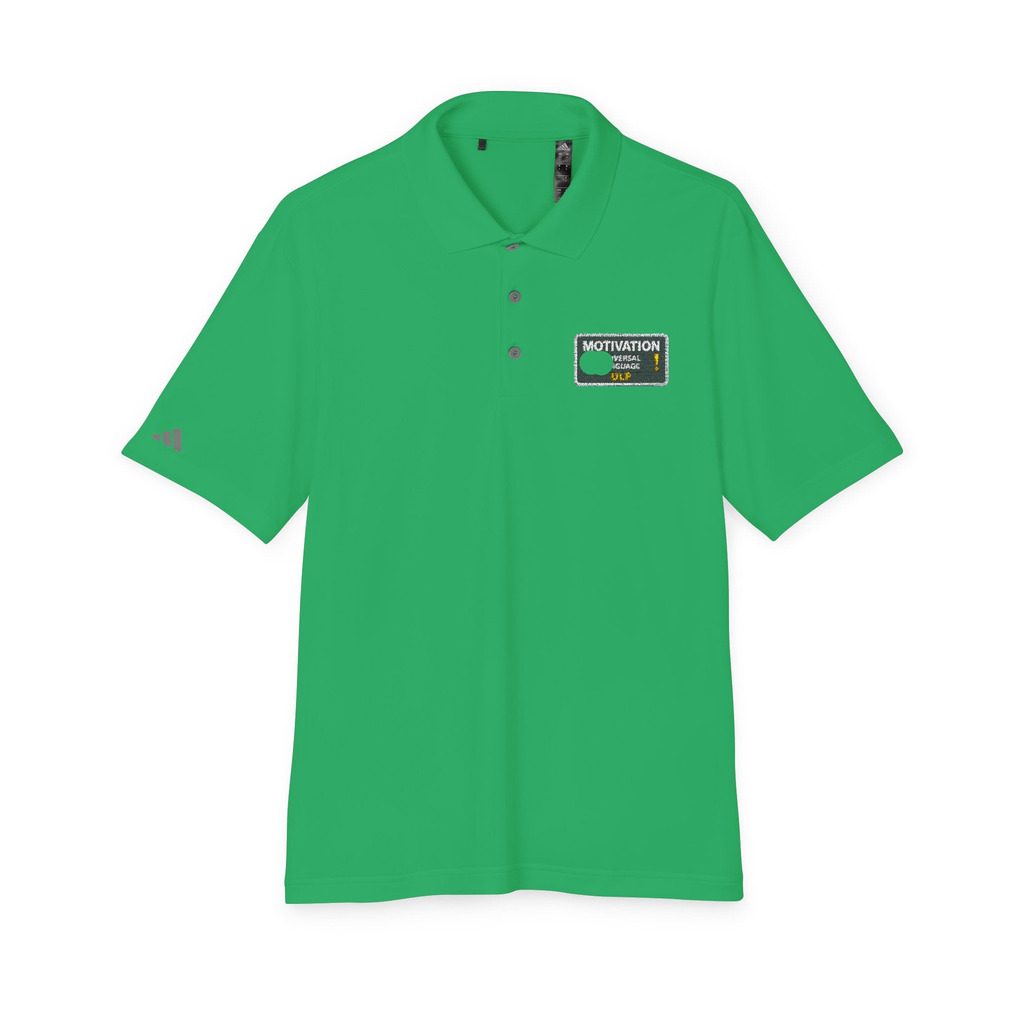 Motivation Is a Universal Language Polo — Unisex Performance Polo