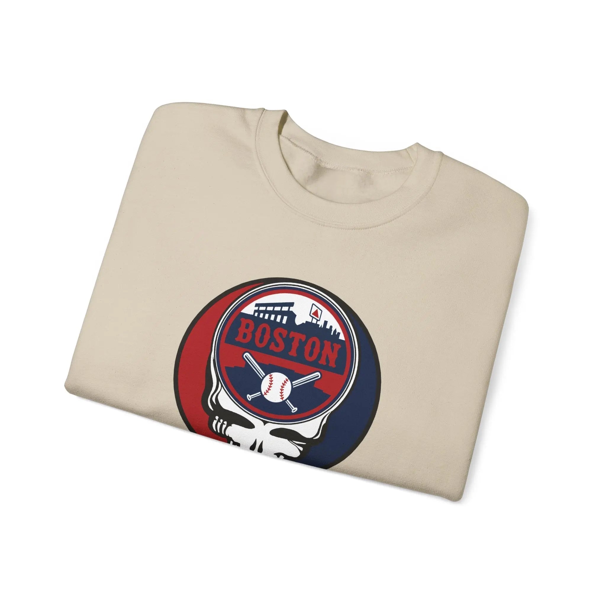 Boston Red Sox Original Stealie Grateful Dead Crewneck Grateful Dead Sweatshirt