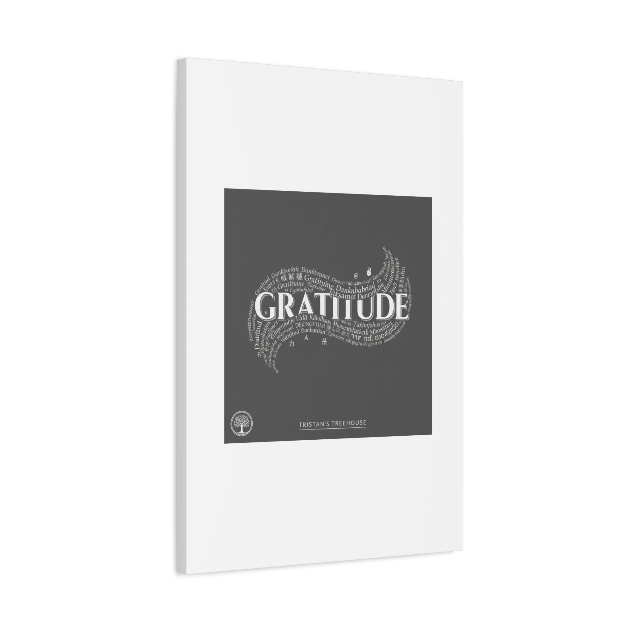 Gratitude Wall Art Matte Canvas | Tiny Treats, sweet uplifting print