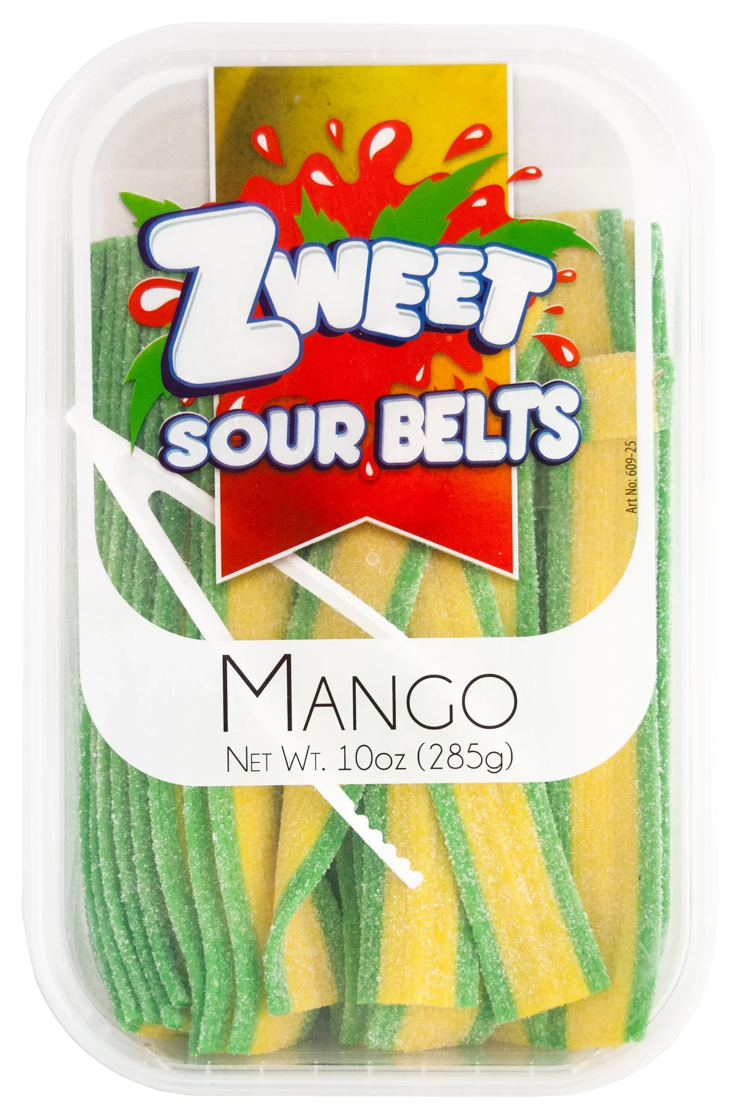 Sour Mango Belts | Zweet | 10 oz (3 pack)