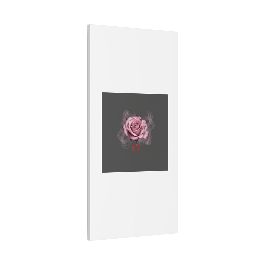 6 7 Valentine's Canvas | Viral Gothic Rose Wall Art | 6 7 Meaning Dark Romance