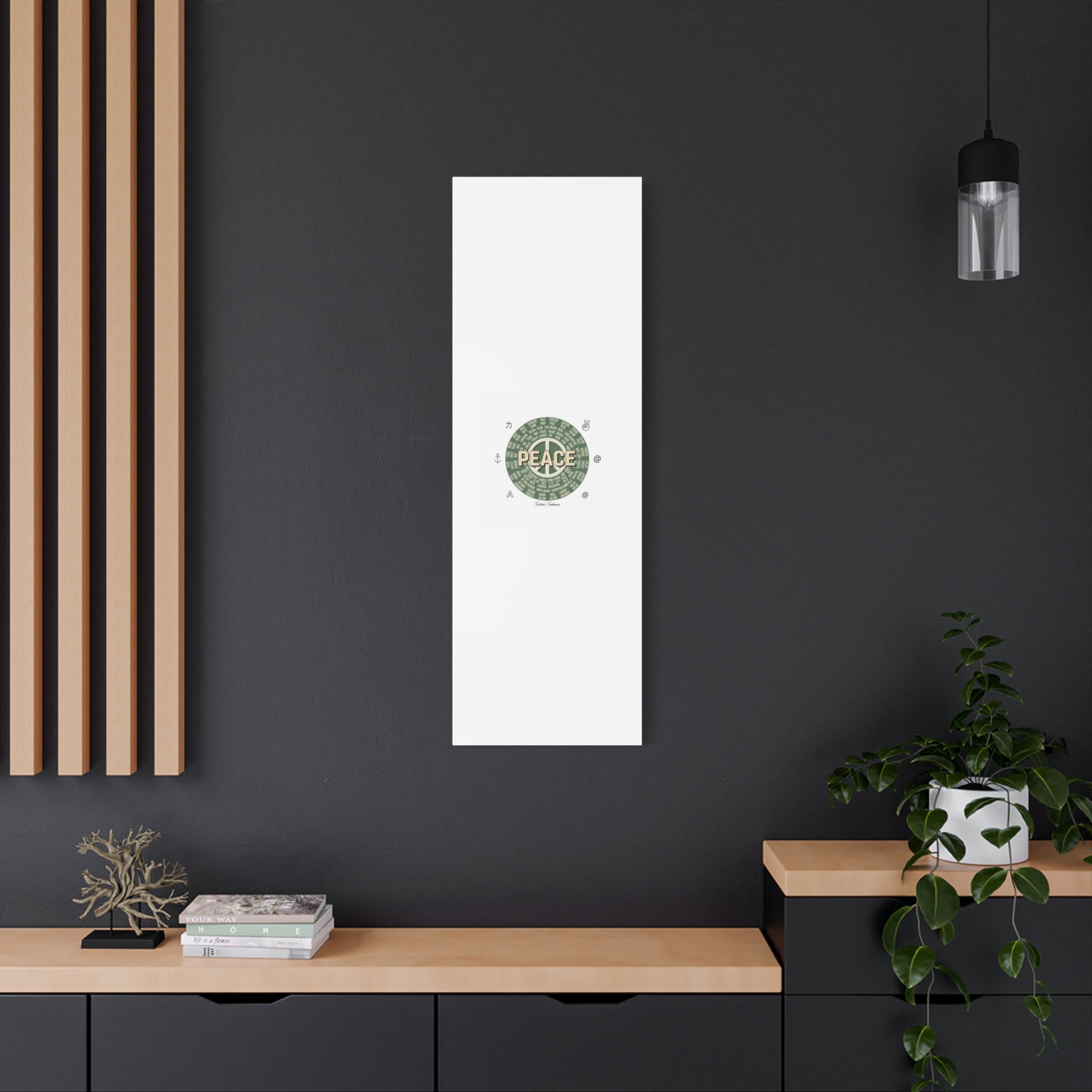 Peace doodle canvas | hand drawn sketch aesthetic, handwritten message