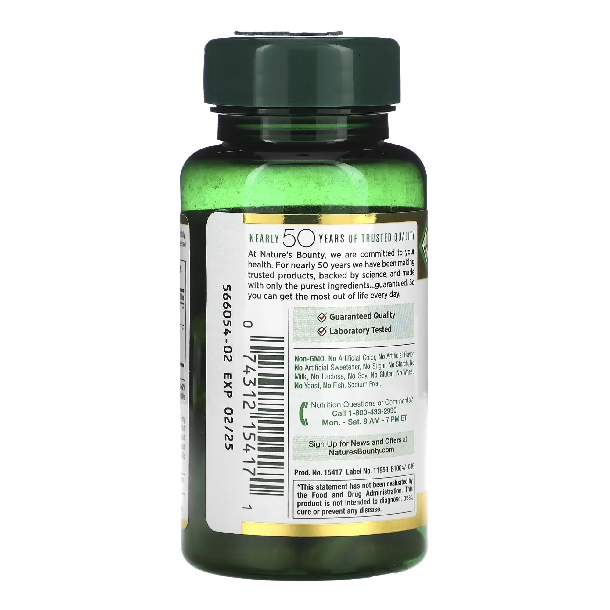 Nature's Bounty® Turmeric 450 mg Capsules 74312154171