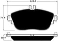 Porterfield Brake Pads for 2014 MERCEDES-BENZ CLA250
