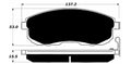 Porterfield Brake Pads for 2015 NISSAN SENTRA R/Drum