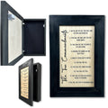 Ten Commandments Religious Gun Concealment Furniture - Handcrafted Hidden Gun Storage Wall Decor - Hidden Gun Shelf with Magnetic Lock for Quick Access - Made in the USA
