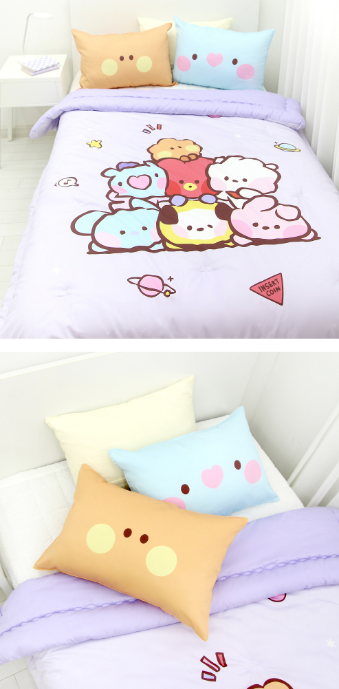 BT21 Minini Face Pillow Cover