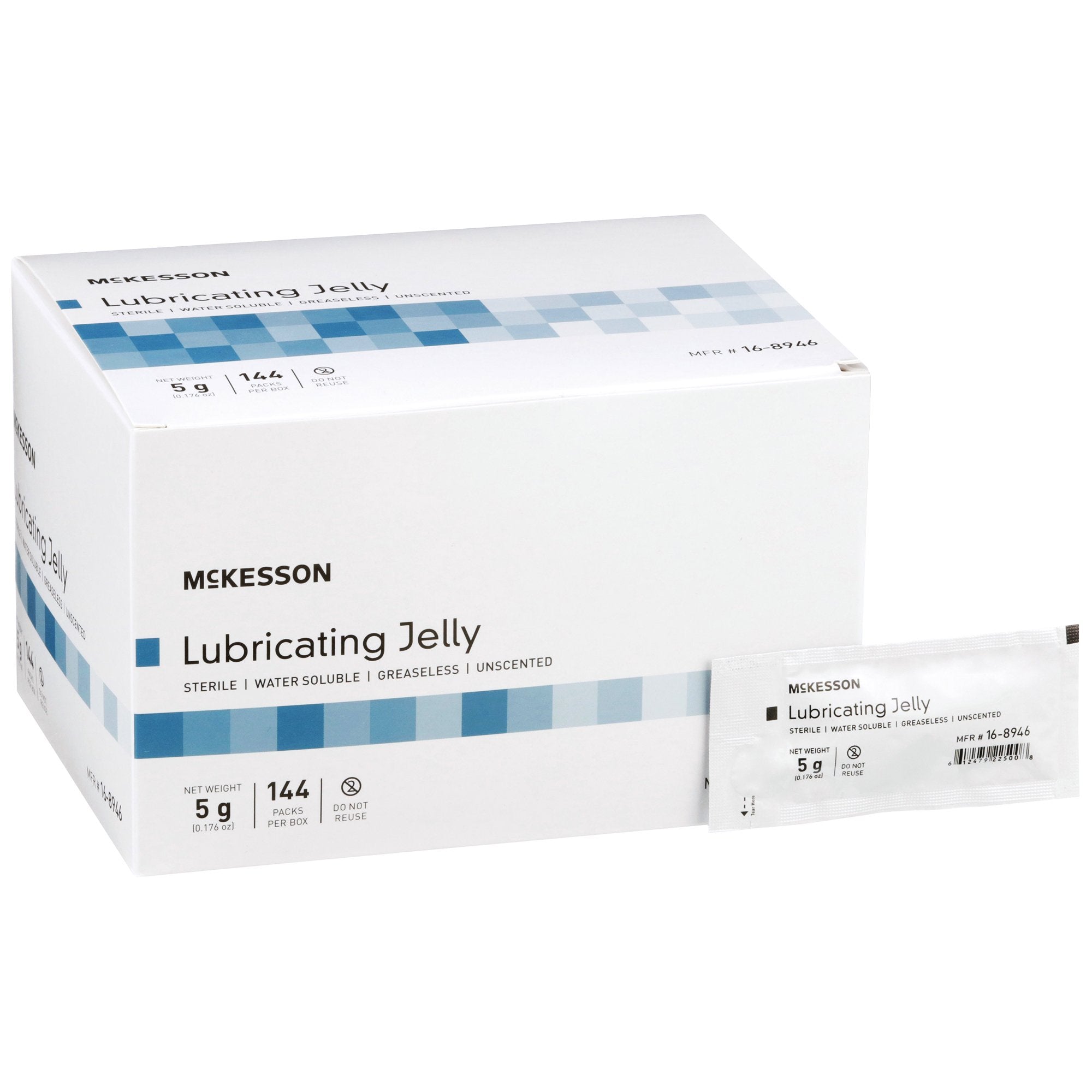 McKesson Lubricating Jelly, 5-gram Packet 16-8946