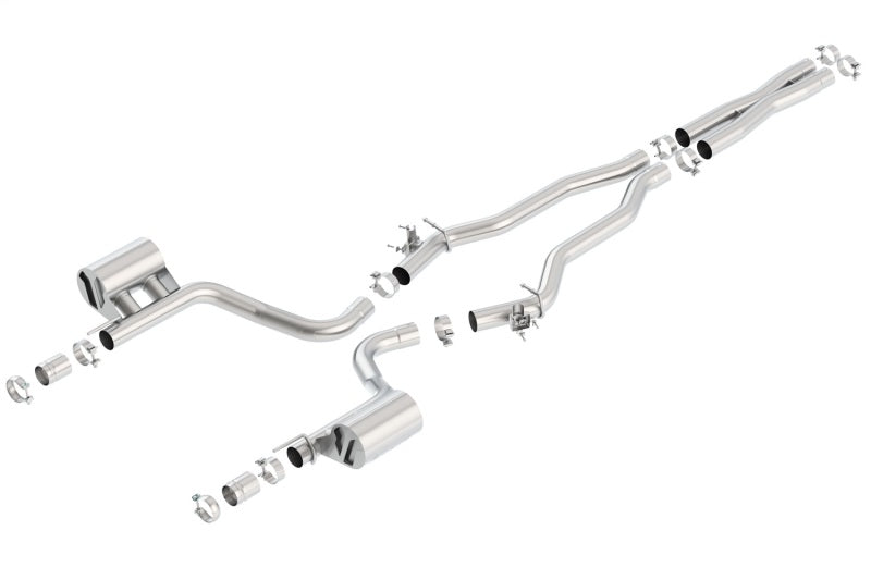 Borla 15-16 Dodge Challenger Hellcat 6.2L V8 ATAK w/ Valve Simulator CB Exhaust Factory Valance 140648