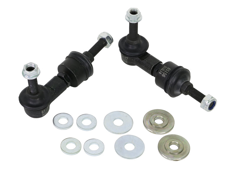 Whiteline Sway Bar Link Kit Heavy Duty Adj Steel Ball Nissan 240SX 1989-1998