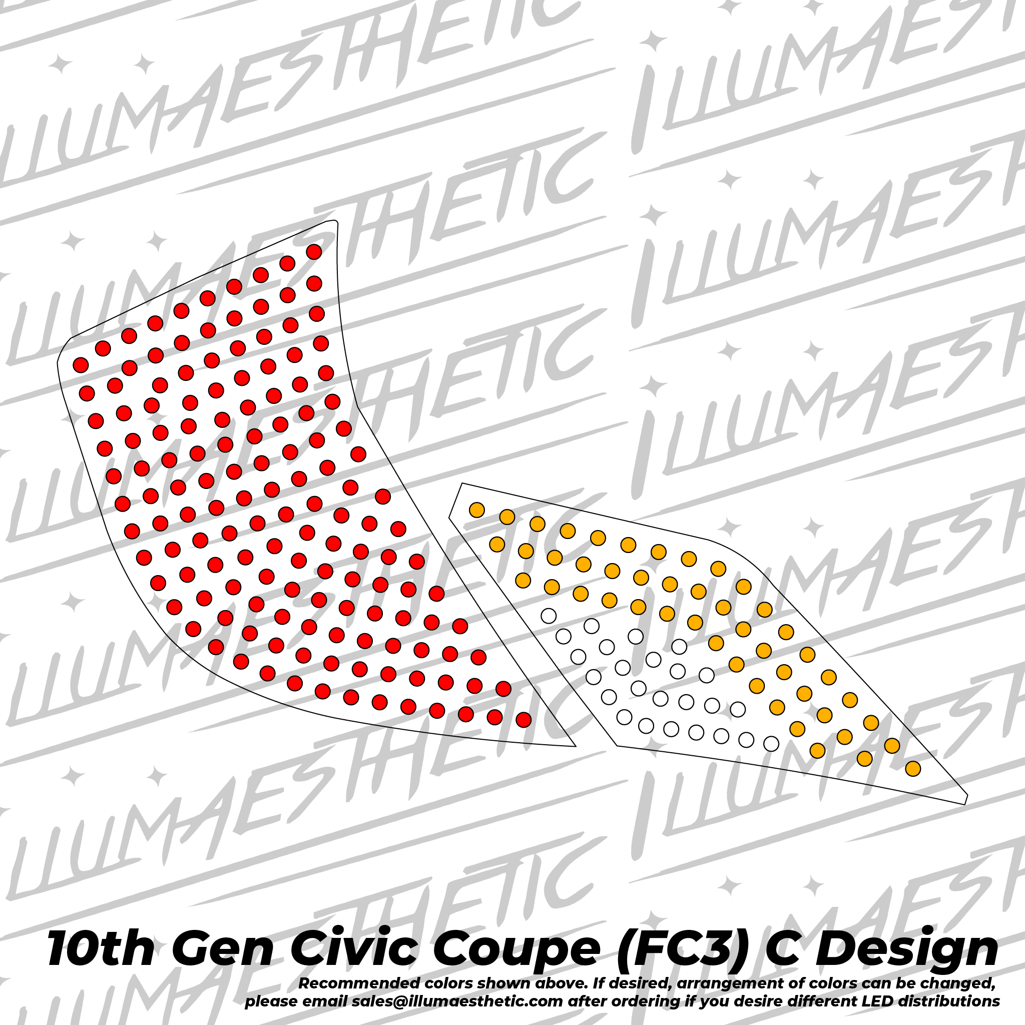 Honda Civic Coupe (FC3,10th Gen) - Complete DIY Kit