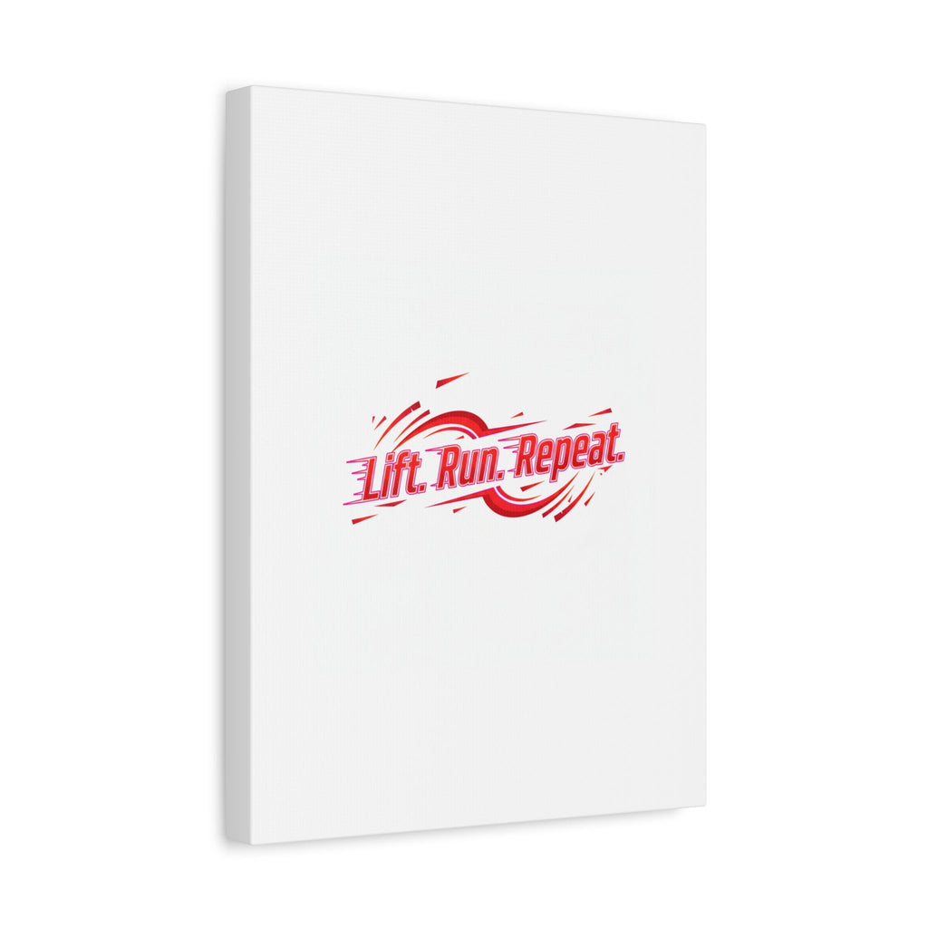 Lift Run Repeat Canvas | Fitness Wall Art, Gym Motivation