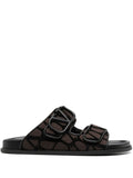 Valentino Garavani V Logo Toile Iconographe Sandals