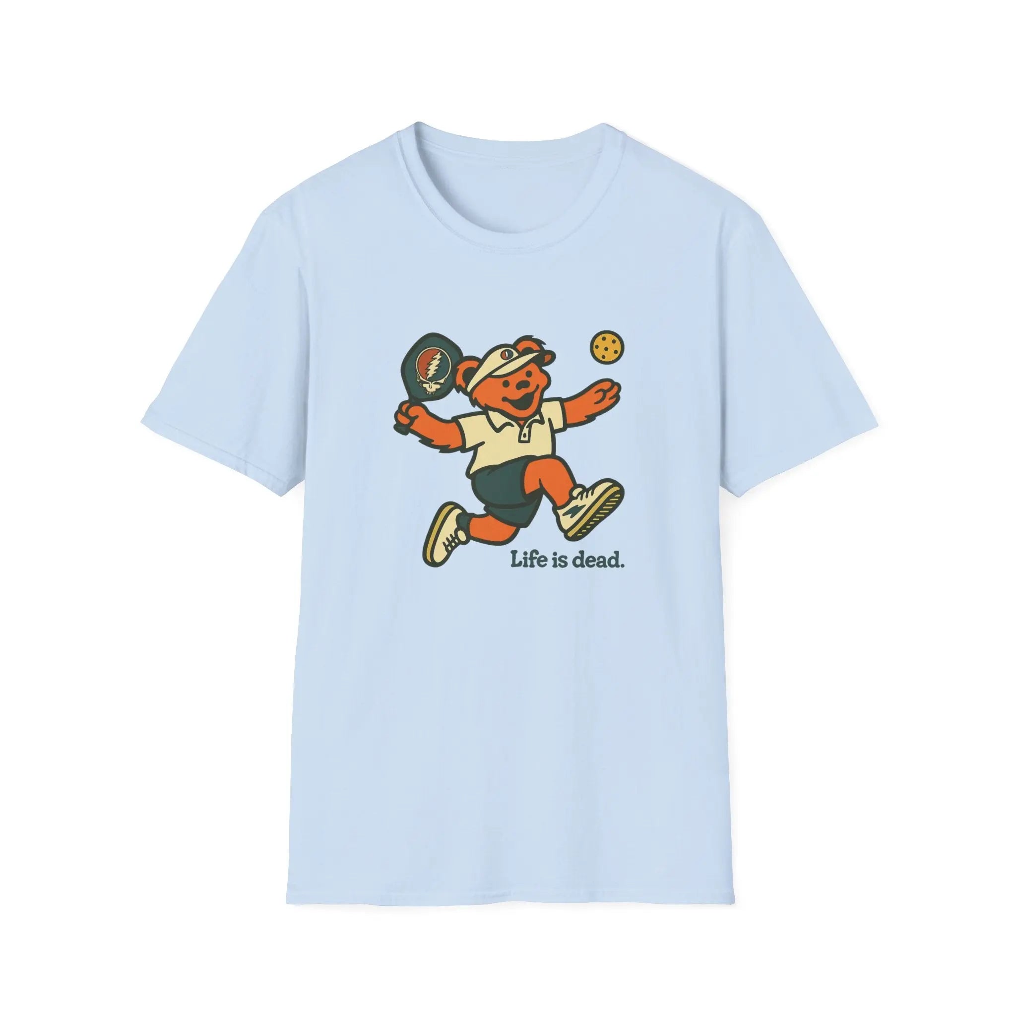 Pickleball Bear - Life is dead.® Grateful Dead T-Shirt