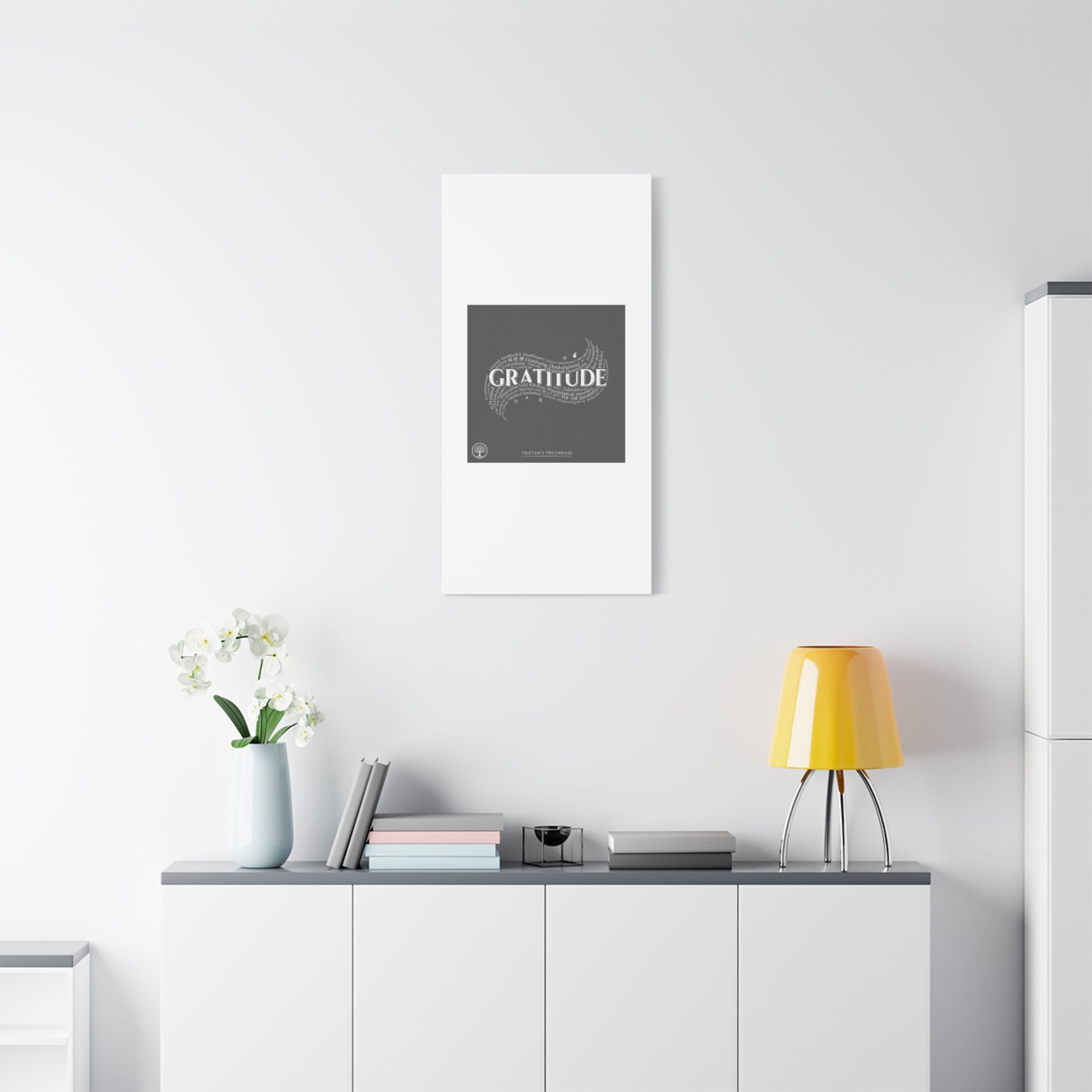 Gratitude Wall Art Matte Canvas | Tiny Treats, sweet uplifting print