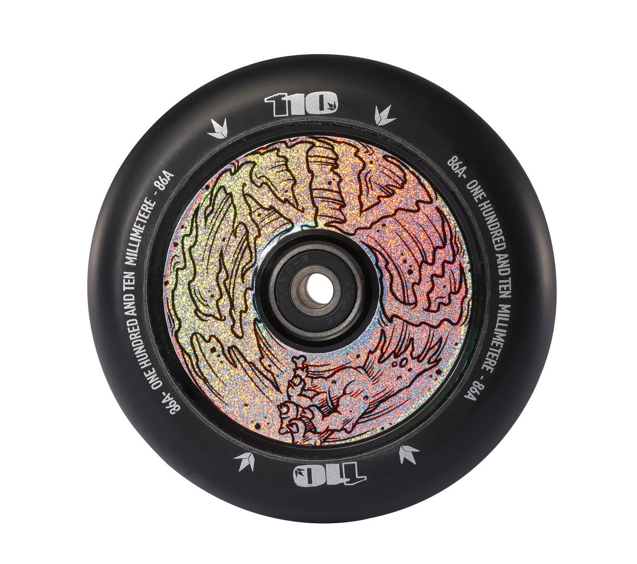 Envy Scooter Wheel Hollow Core 110mm - Hand Hologram (Pair)