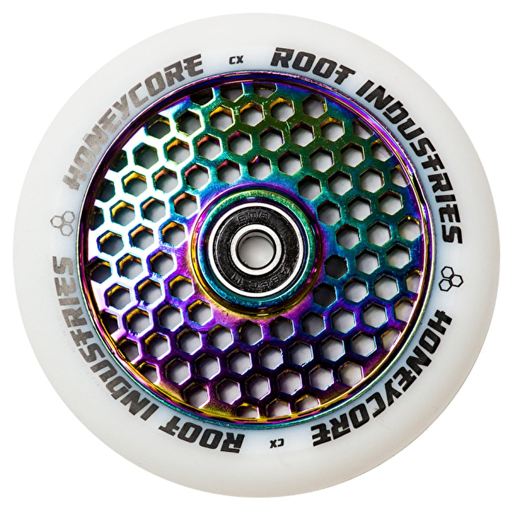 Root Industries HoneyCore Wheels 110mm - White/Rocket Fuel (Pair)