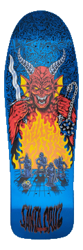 Santa Cruz x Stranger Things Knox Hellfire Pit Skateboard Deck - 10.07″