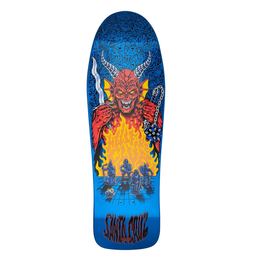 Santa Cruz x Stranger Things Knox Hellfire Pit Skateboard Deck - 10.07″