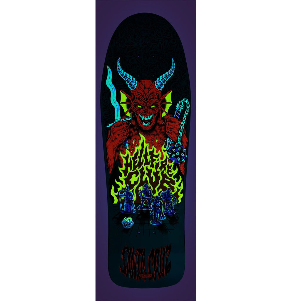 Santa Cruz x Stranger Things Knox Hellfire Pit Skateboard Deck - 10.07″