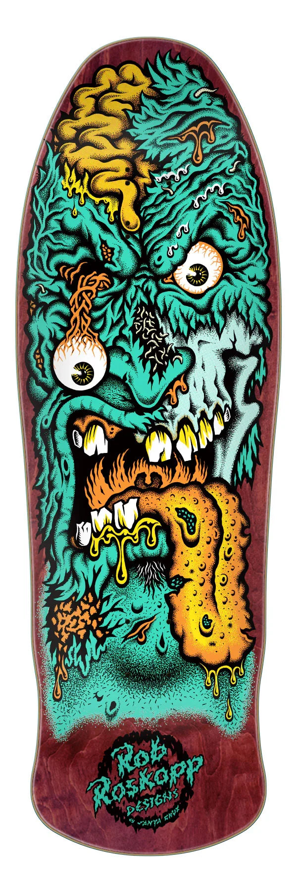 Santa Cruz Rob Roskopp Face Two Reissue Skateboard Deck - 9.9"