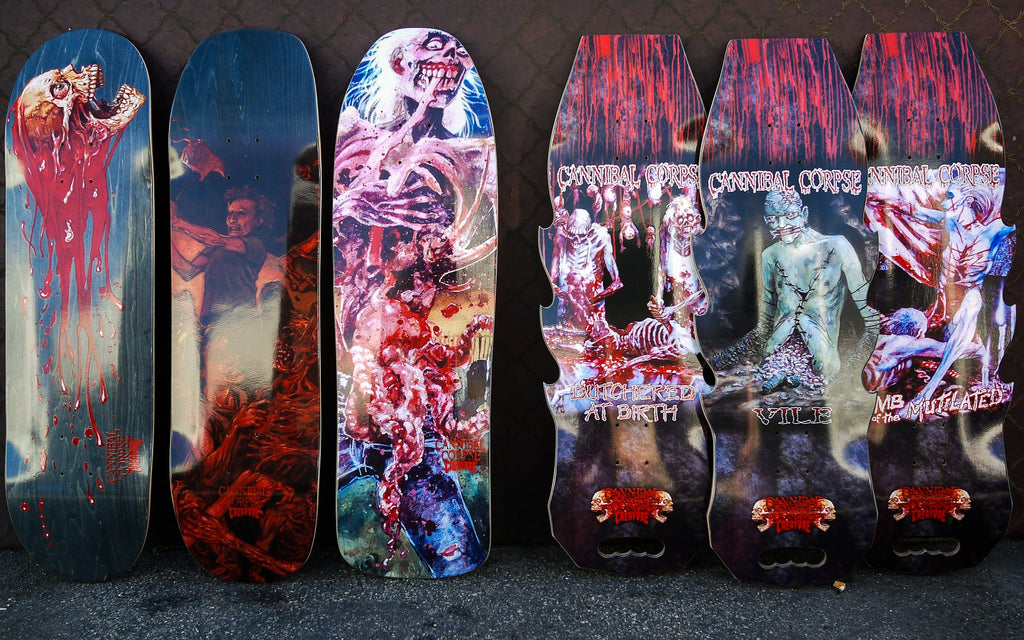 Creature x Cannibal Corpse "Skull and Blood" 8.53" Skateboard Deck