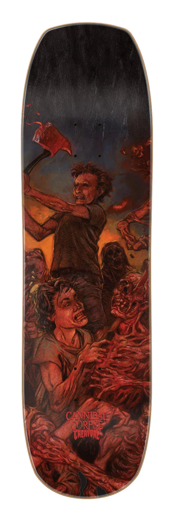 Creature Cannibal Corpse Chaos Horrific Skateboard Deck - 8.75"