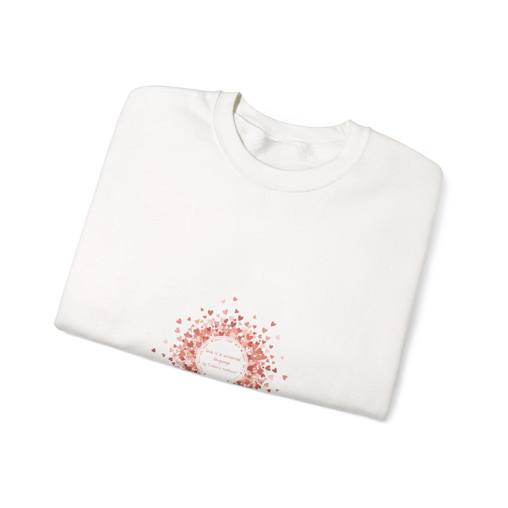 Tiny Heart Confetti Crewneck Sweatshirt | tiny heart design, valentine doodle
