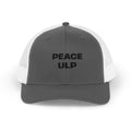 Peace ULP Trucker Cap - Vintage Grey Mesh Snapback Hat