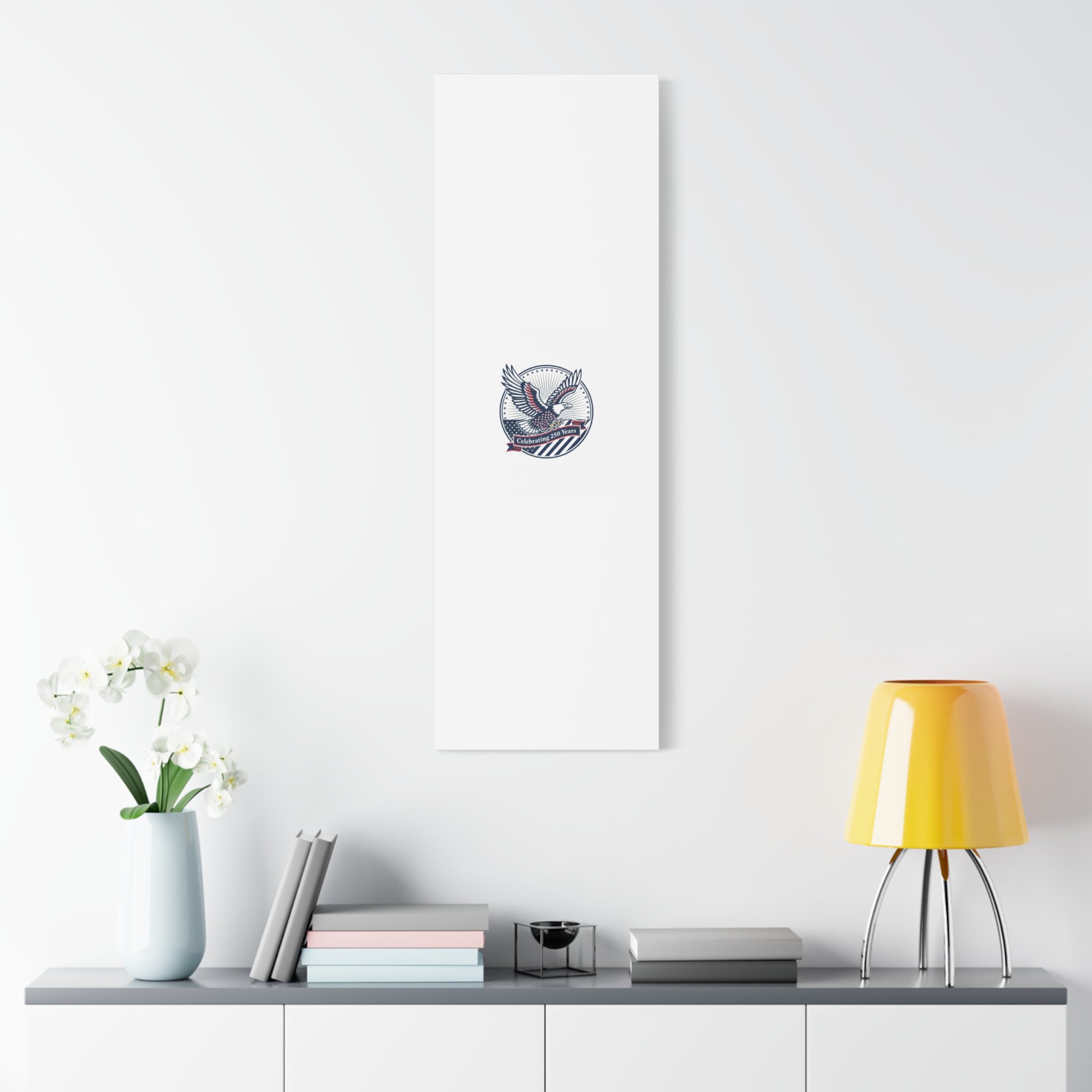 250th Anniversary Eagle Emblem Canvas | Semiquincentennial Americana