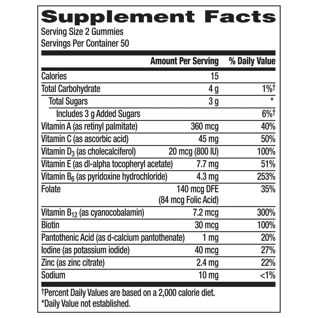 Centrum Men MultiGummies Assorted Natural Fruit Flavors 30573128635