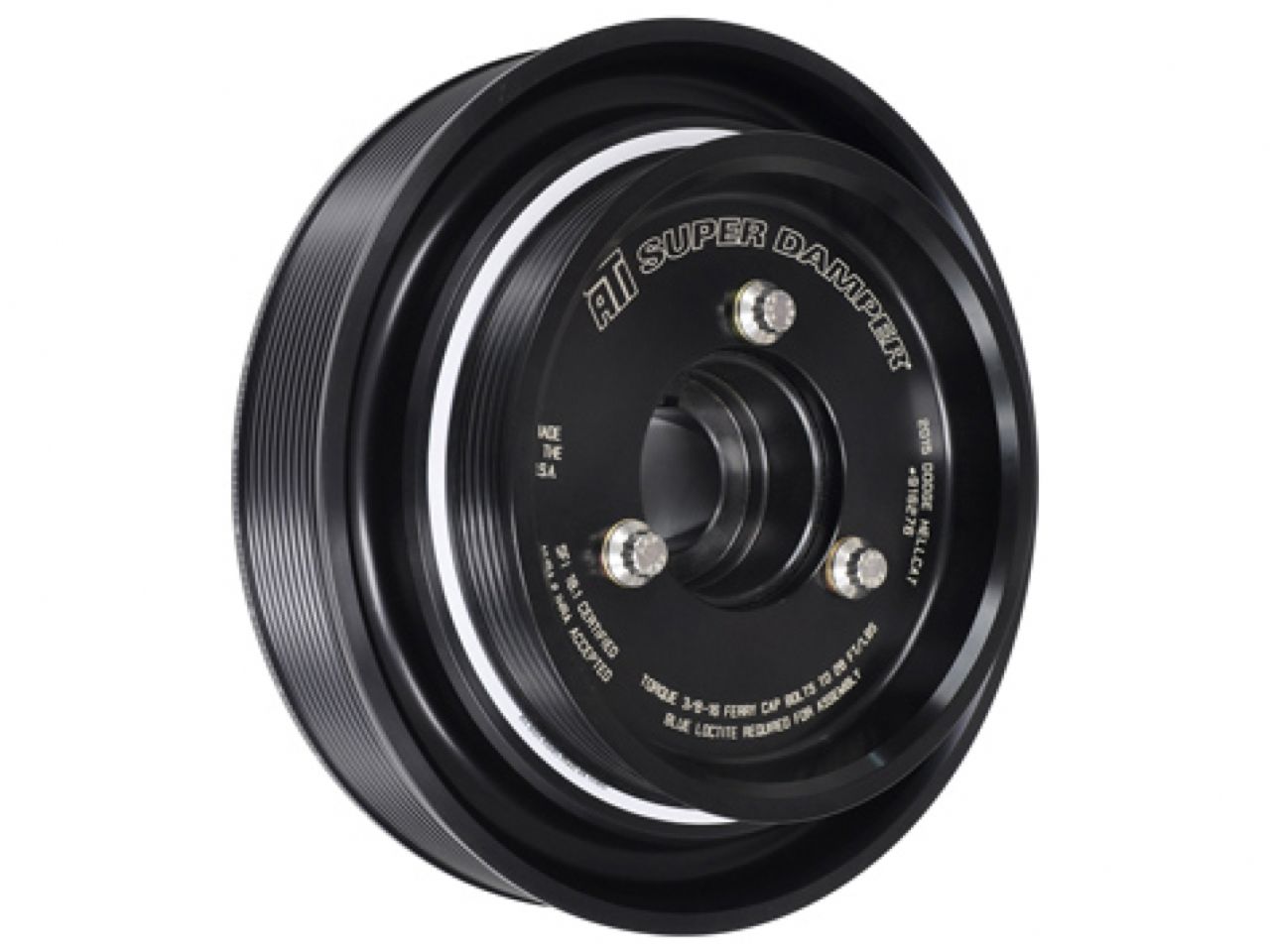ATI Performance Products Damper - 7 - Al Lw - Chry B V-8 - Oem Frt 3 Rg .370 Longer Al Hub