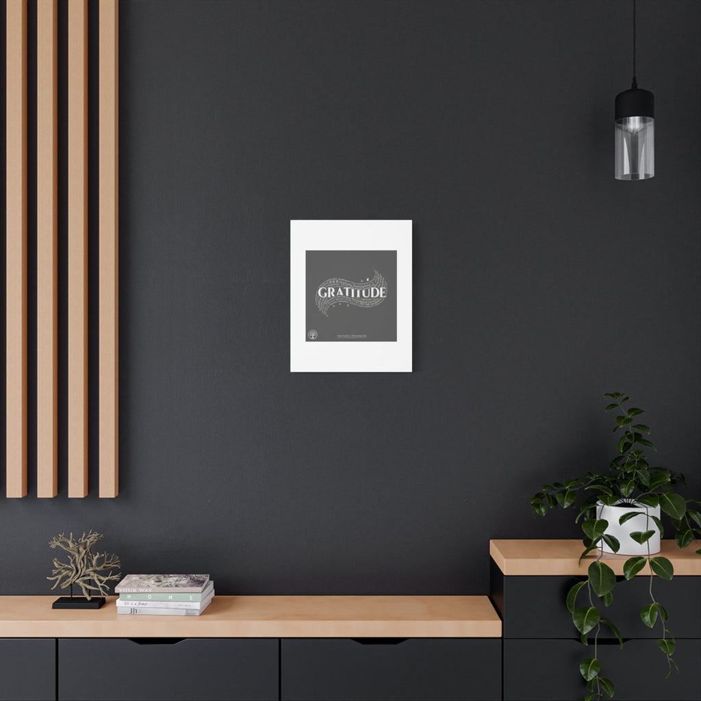 Gratitude Wall Art Matte Canvas | Tiny Treats, sweet uplifting print