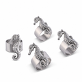 Sea Horse Napkin Rings - set of 4